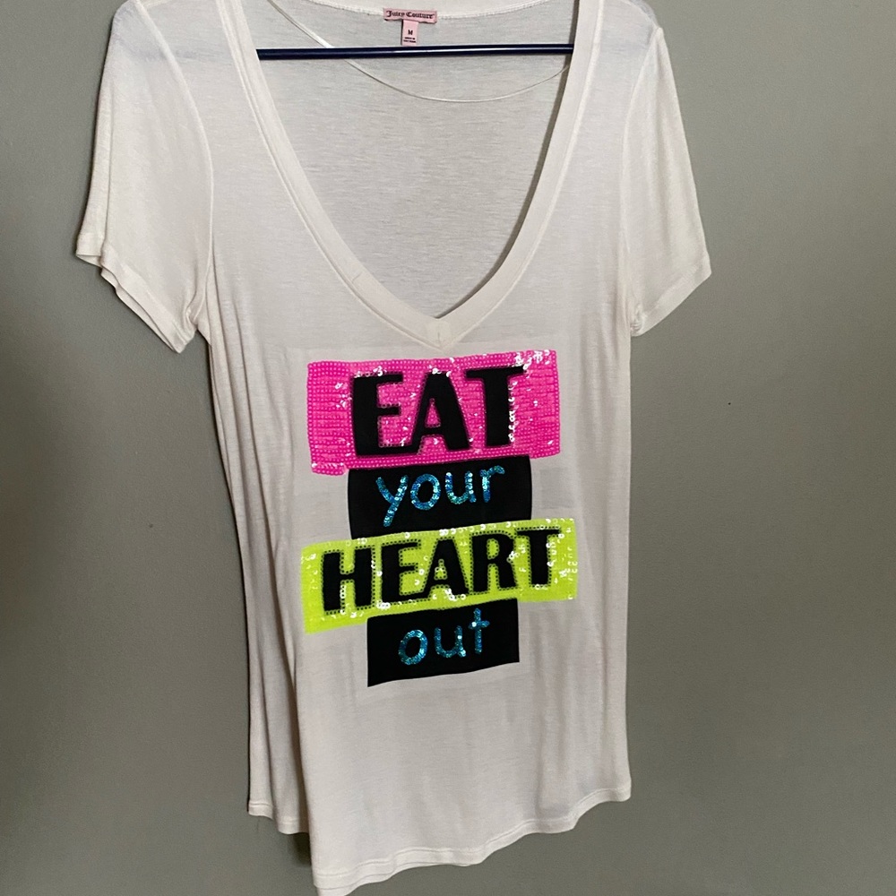 Juicy Couture tee with sequins